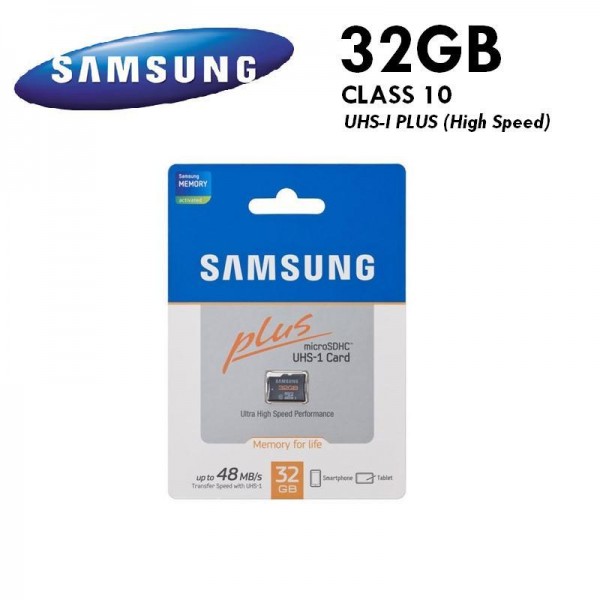 Samsung Micro SDHC card Plus, 32GB, UHS-I, Class 10 (безплатна доставка)